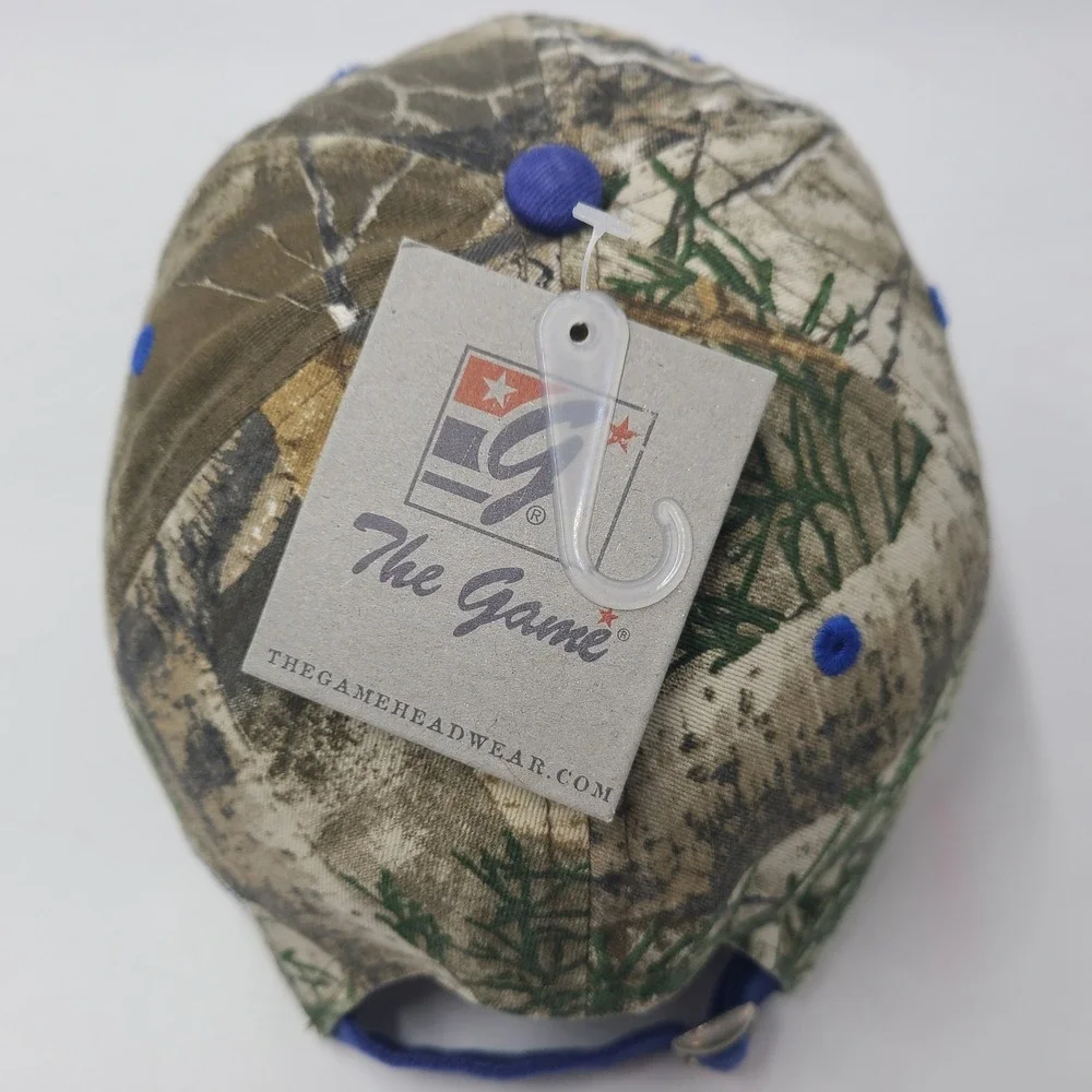 Middle Tennessee State‎ Blue Raiders Hat Strapback The Game Camo Blue NCAA MTSU - Picture 8 of 11